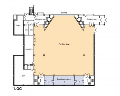 Lageplan Großer Saal